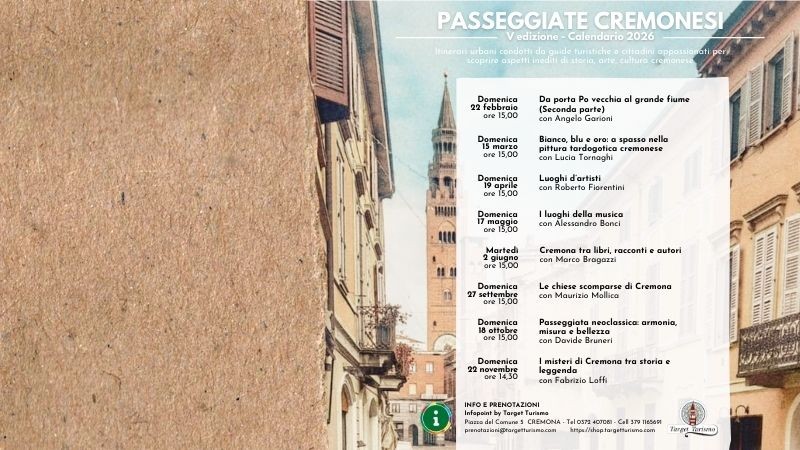 Passeggiate Cremonesi 2026