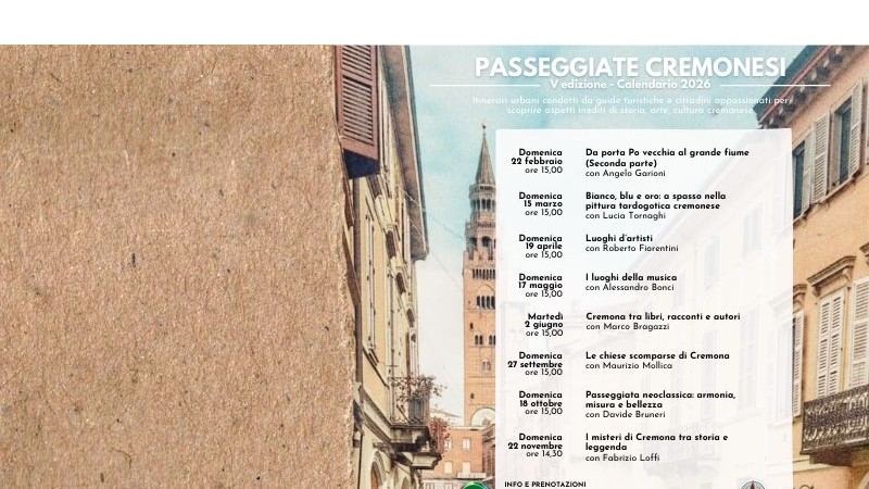 Passeggiate Cremonesi 2026