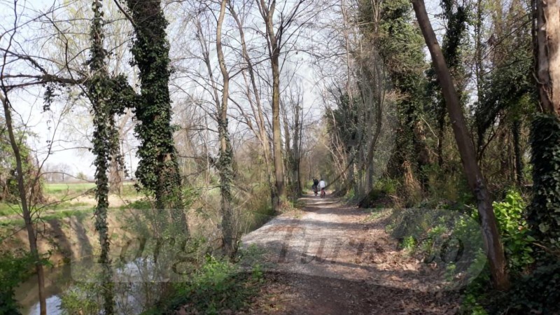 Pedalando lungo il naviglio civico